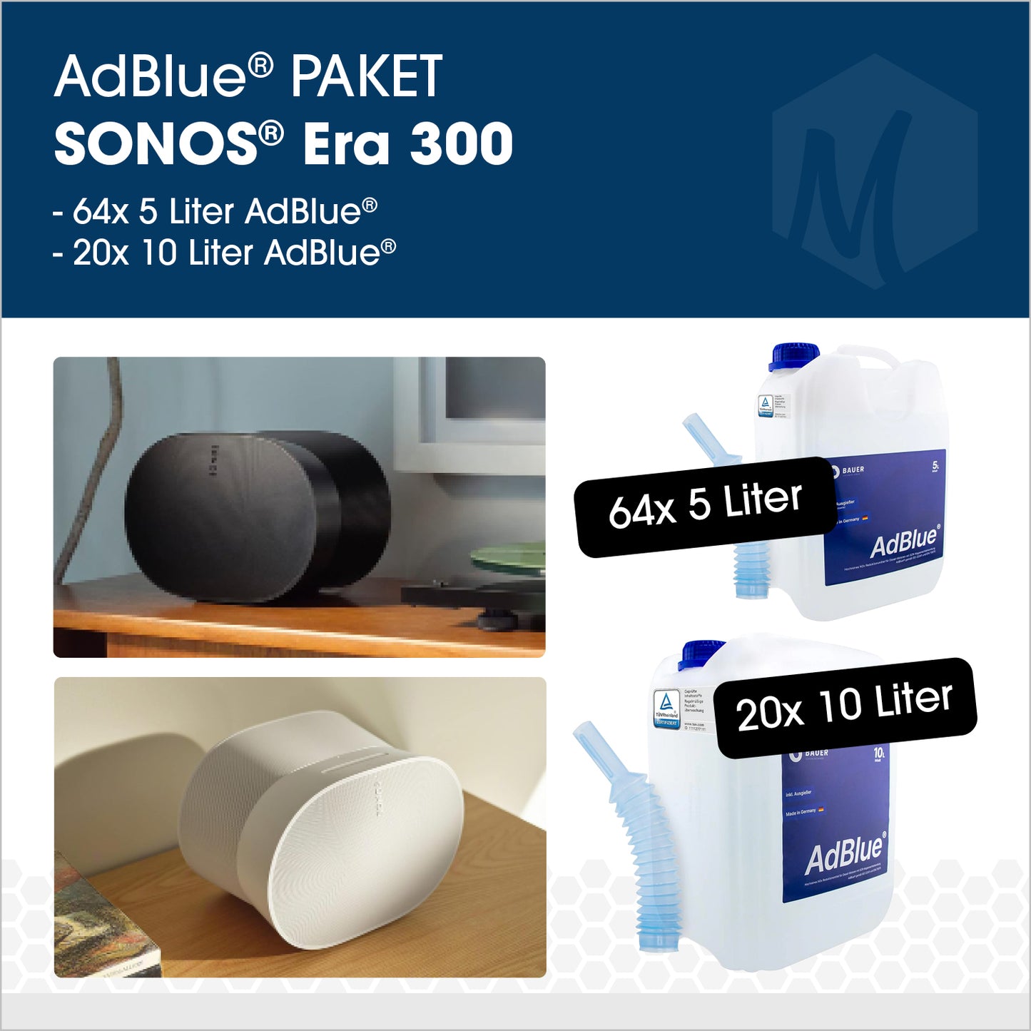 AdBlue® Mischpaket 2 mit Sonos Era 300