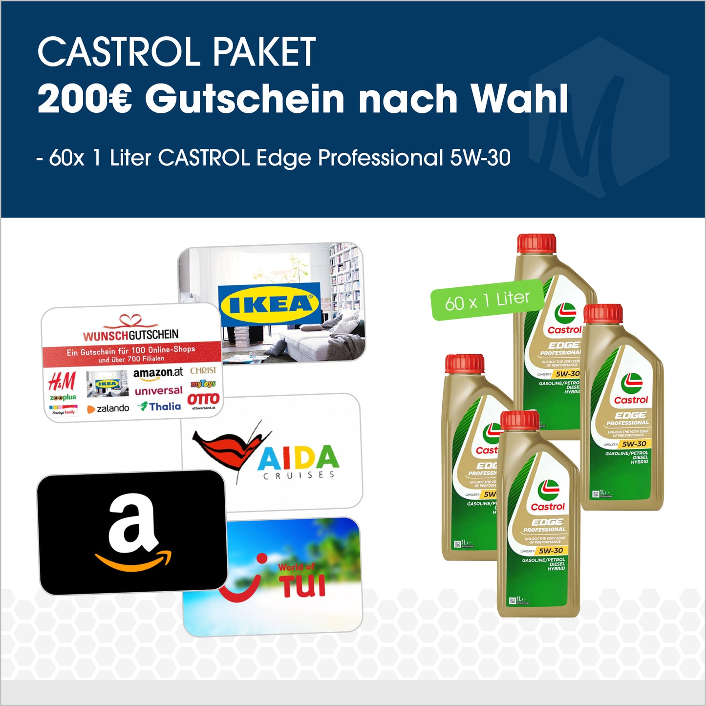 Castrol Paket 2 mit 200€ Gutschein