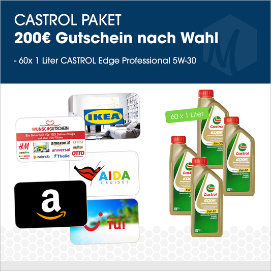 Castrol Paket 2 mit 200€ Gutschein