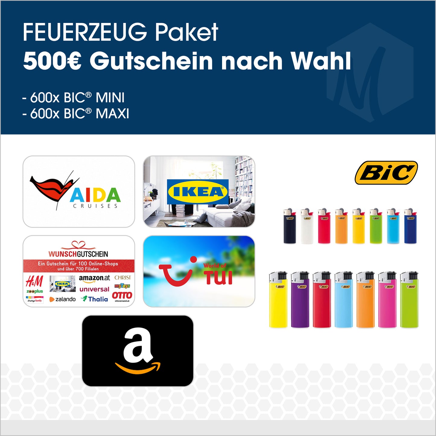 BIC®-Paket mit 500€ Gutschein