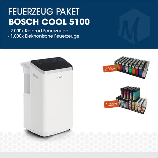 Feuerzeug-Paket mit Bosch Cool 5100