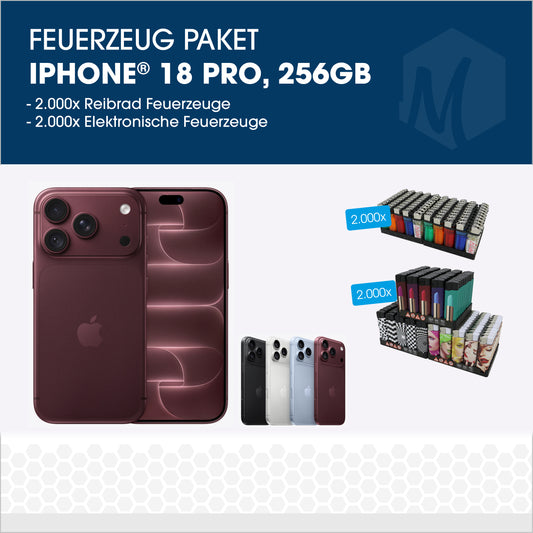 Feuerzeug-Paket-2 mit Apple iPhone 18 Pro