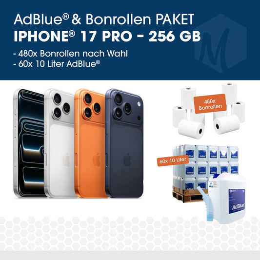 AdBlue® & Bonrollen-Paket mit iPhone 17 Pro