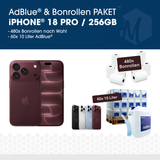 AdBlue® & Bonrollen-Paket mit iPhone 18 Pro